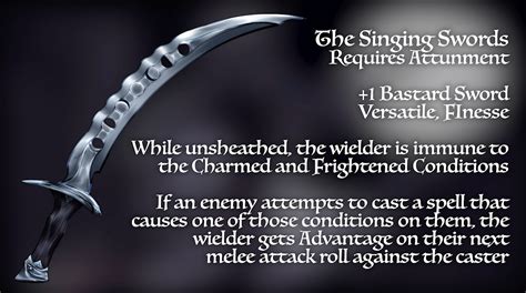 The Story of the Singing Sword! An Epic Ballad about Heroism, Destiny and a Talking Weapon?